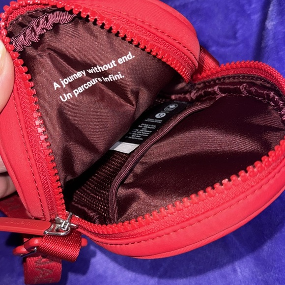 Lululemon Future Legacy Crossbody Bag/ Red - Picture 6 of 6